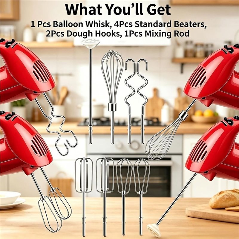 【Betaalbaar】 Set van accessoir - Kitchenaid Mixer Hand Mixer recensie en prijs
