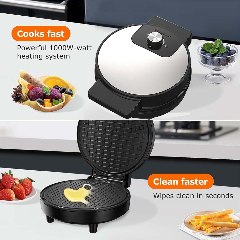 Nieuwe 220V huishoudelijke DIY - Waffle Cone Maker recensie en prijs