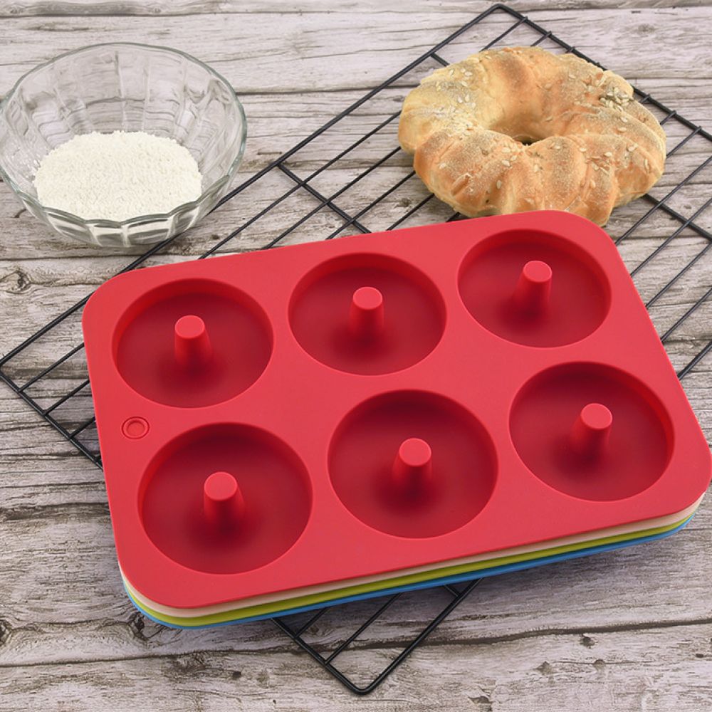 6-delige siliconen donutvorm,  - Donut Mold Silicone recensie en prijs
